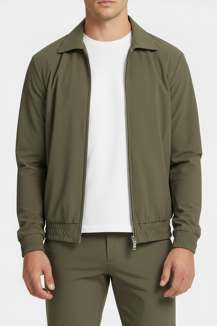 Dark Green Tech Suit
