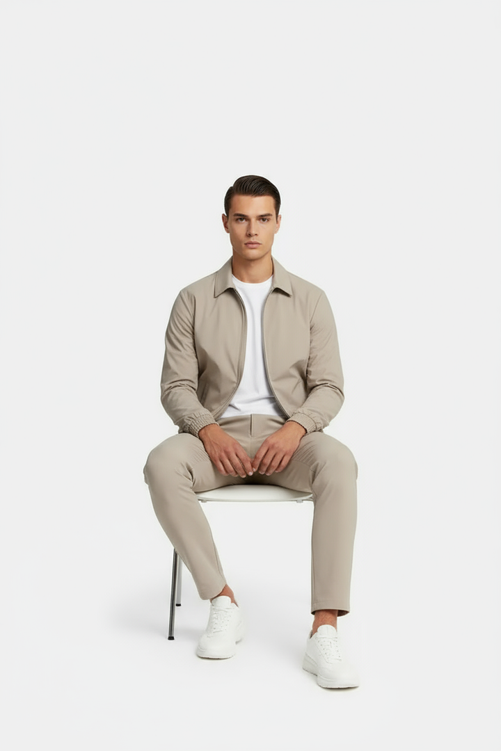 Light Beige Tech Pants