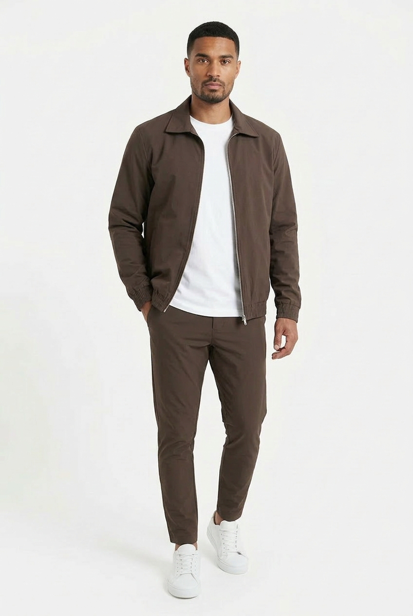 Mocha Brown Tech Suit