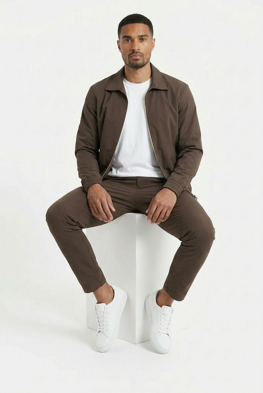 Mocha Brown Tech Suit