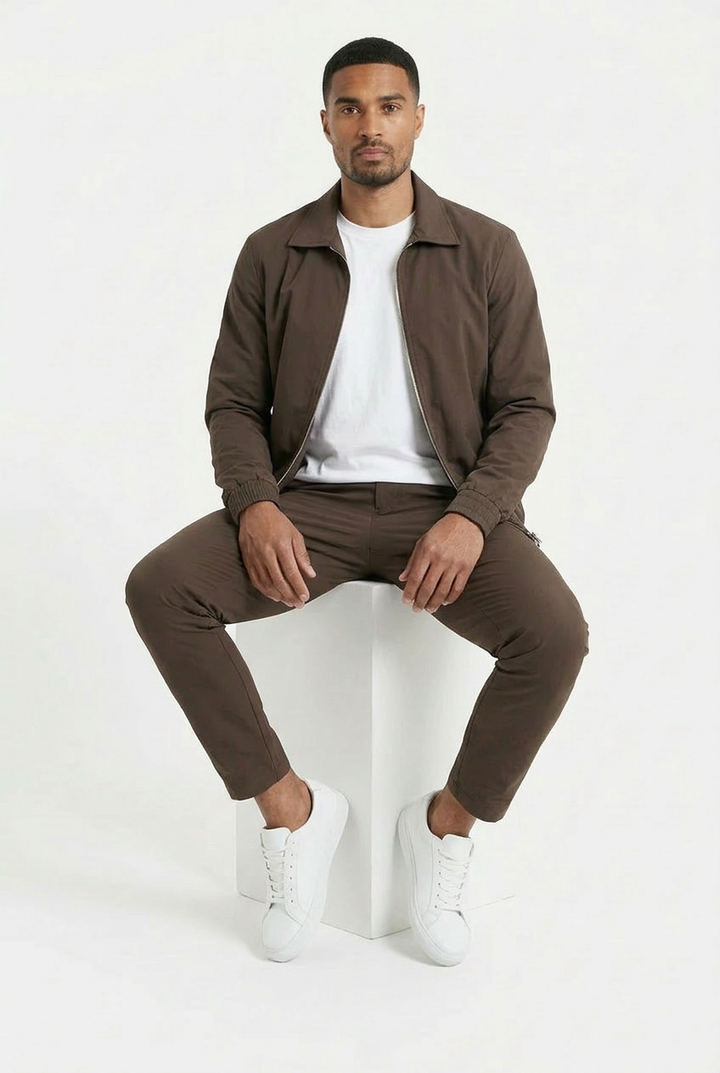 Mocha Brown Tech Pants