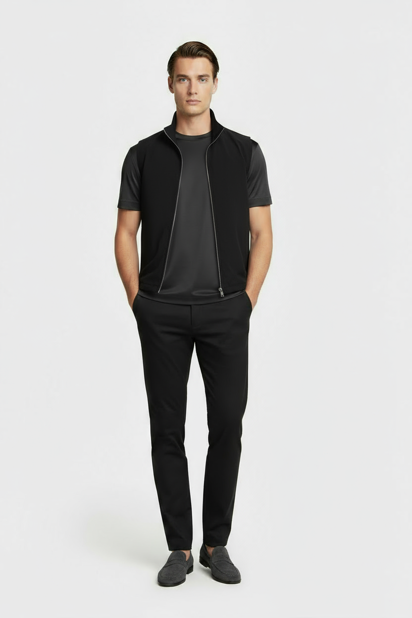 Zwart Tech Gilet