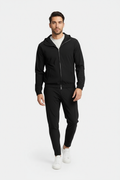 Onyx Black Hooded Tech Suit